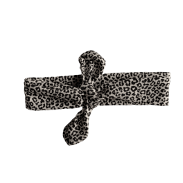 Cheetah haarband strik