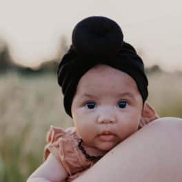 Turban muts Black