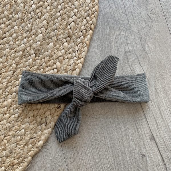 Strikhaarbandje dark denim - Afbeelding 2