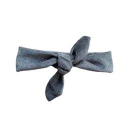 Strikhaarbandje dark denim