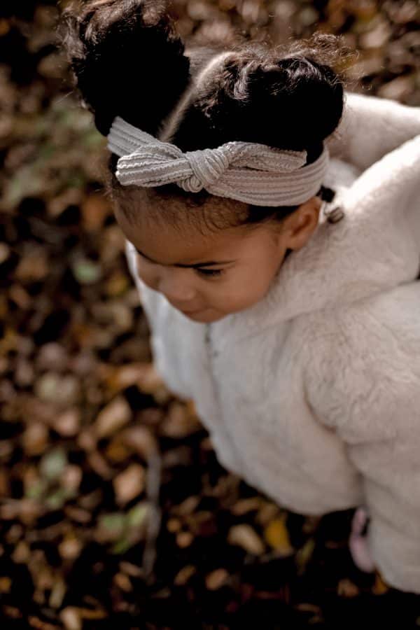 Strikhaarbandje sand ruffle - Afbeelding 2