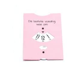 Voedingskaart - Roze