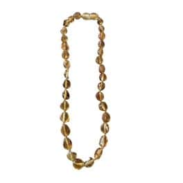Barnsteen ketting honey polish