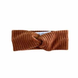 Twisthaarband caramel rib