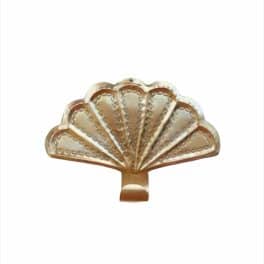 Brass shell haakje