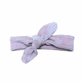 Strik haarband roze rib