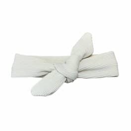 Strik haarband ivory rib