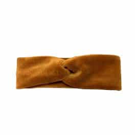 Twist haarband velvet roest