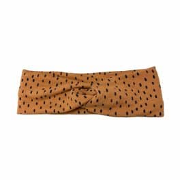 Twist haarband dots terracotta