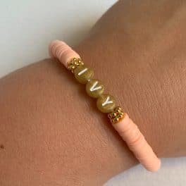 Armband katsuki zalm roze