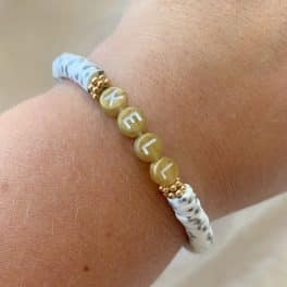 Armband katsuki dots white
