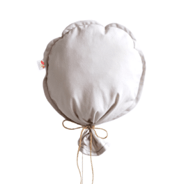 Muurdecoratie Stoffen Ballon - zilvergrijs