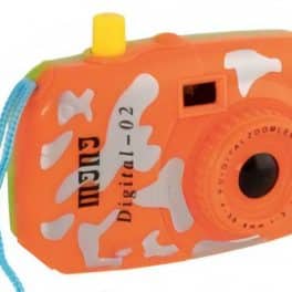 Goki mini-fototoestel viewmaster 10 cm oranje/groen
