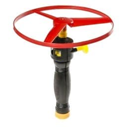 LG-Imports afschiethelikopter junior 11 cm rood/zwart 2-delig