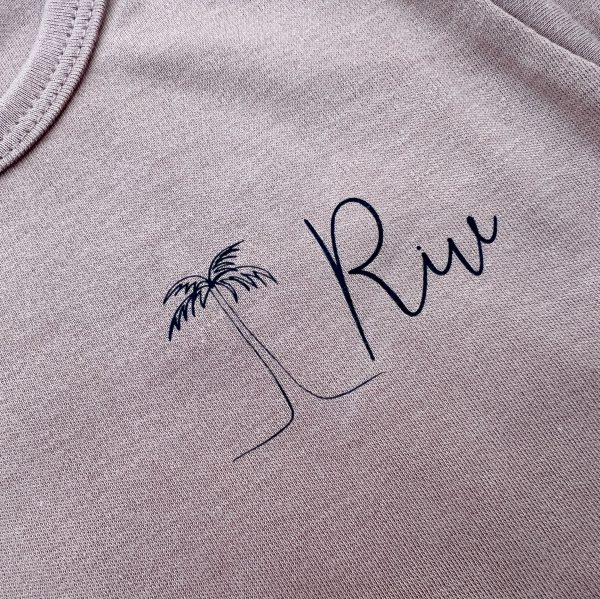 T-shirt / palmboom met naam - Afbeelding 3
