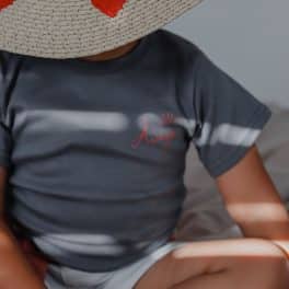 T-shirt / zon met naam