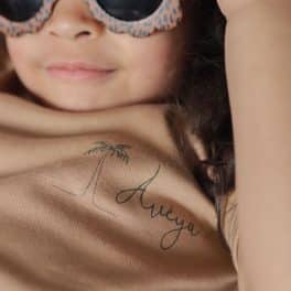 T-shirt / palmboom met naam