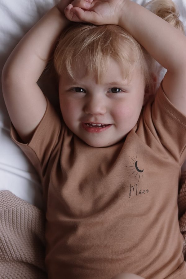 T-shirt / maan met naam - Afbeelding 2