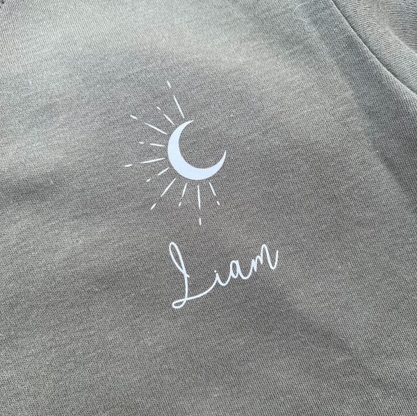 T-shirt / maan met naam - Afbeelding 10