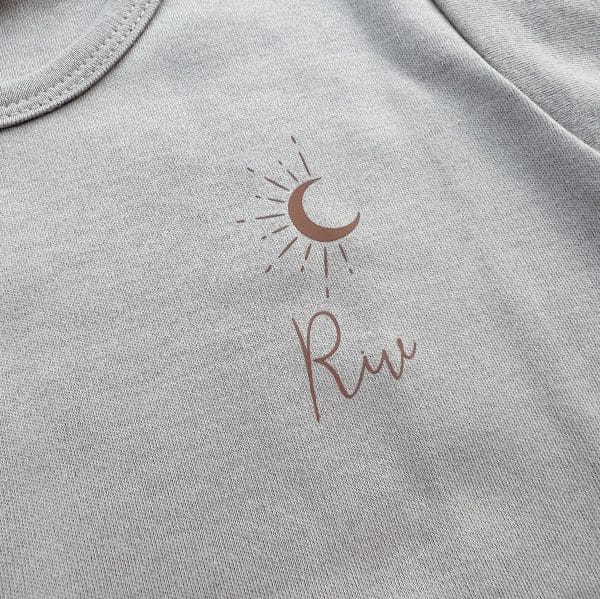 T-shirt / maan met naam - Afbeelding 12