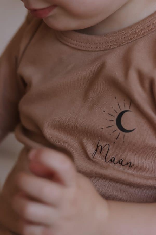 T-shirt / maan met naam - Afbeelding 7