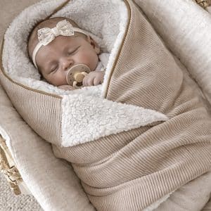 Wikkeldoek mokka  bruin