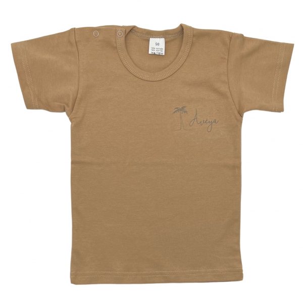 T-shirt / palmboom met naam - Afbeelding 2