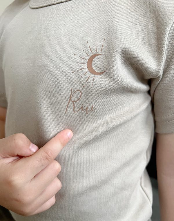 T-shirt / maan met naam - Afbeelding 15