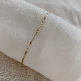 Armband RVS beige/gold