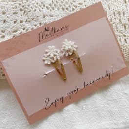 Haarclipjes little flower