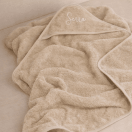 BADCAPE BASIC BADSTOF - SAND - 80x 80 - MET NAAM