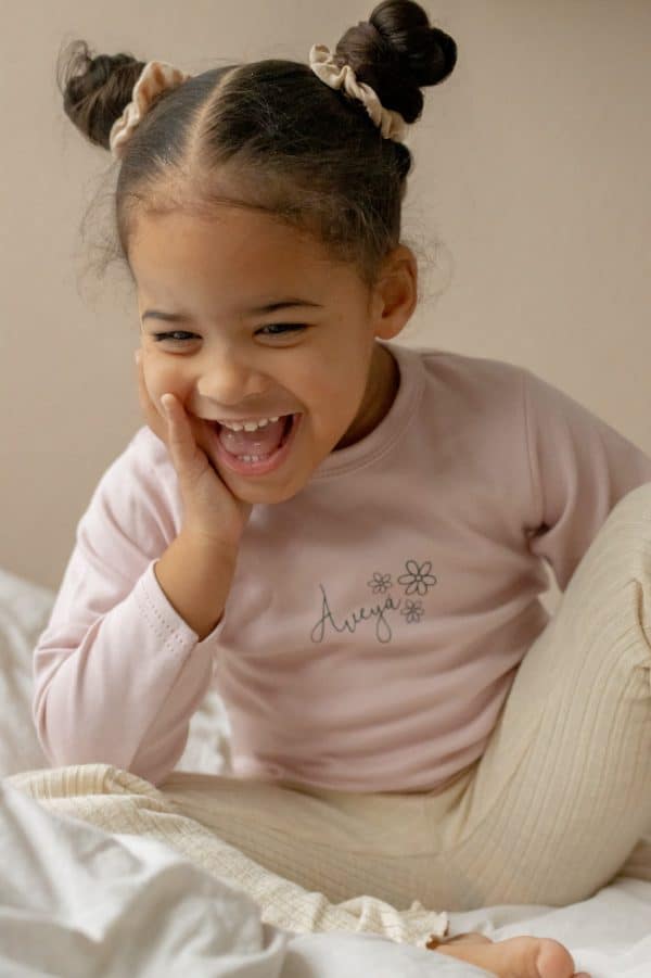 T-shirt lange mouwen met naam daisy - Afbeelding 3