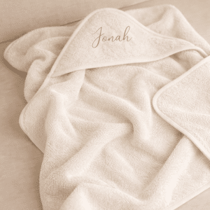 BADCAPE BASIC BADSTOF - OFFWHITE - 75X75CM - MET NAAM