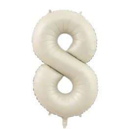 Ballon 8 ivory
