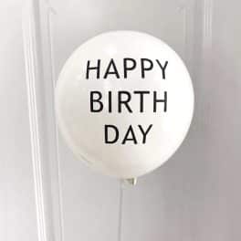 Ballon happy birthday wit