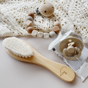 Kraamcadeau met naam - Cadeauset nude €25