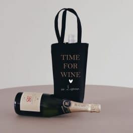 Wijntas time for wine zwart