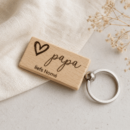 Sleutelhanger hartje papa