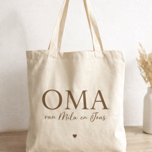 KATOENEN TAS | Oma van.. / mama van..