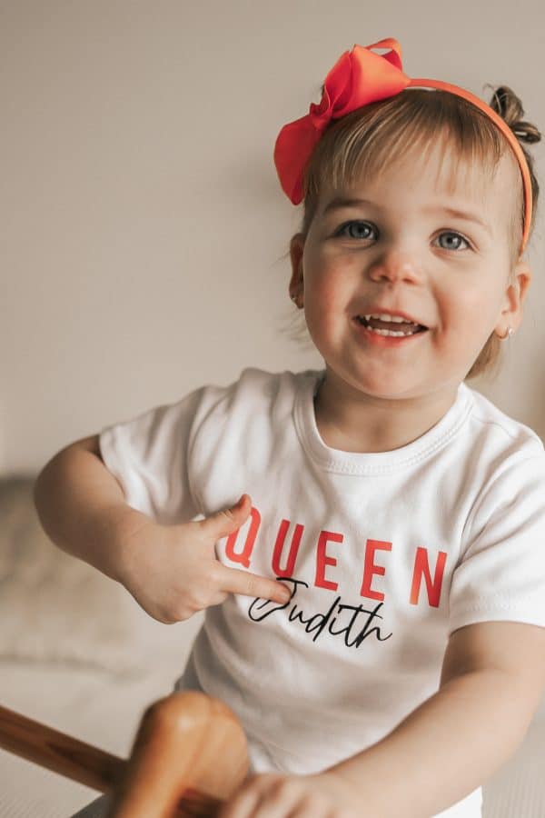 SHIRT | Dubbele tekst (king/queen) Koningsdag - Afbeelding 2