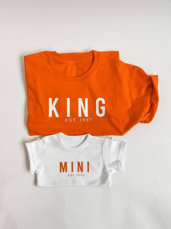 SHIRT VOLWASSEN | Losse twinning shirt Koningsdag - Afbeelding 3