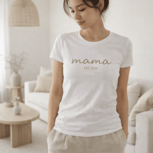 Moederdag t-shirt jaartal