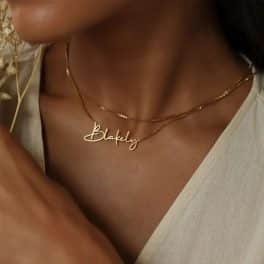 Ketting met naam RVS