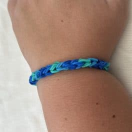 Loom bandje aqua