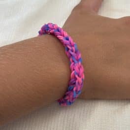 Loom bandje paars