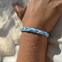 Loom bandje licht blauw