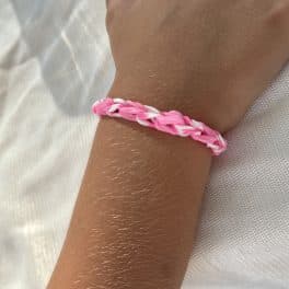 Loom bandje roze