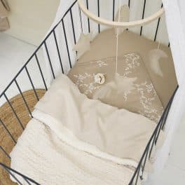 LEDIKANT DEKEN WAFEL TEDDY - NATURE - 100X150CM