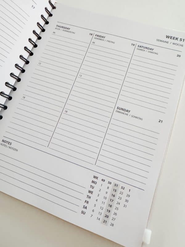 Cadeauset agenda zalm roze - Afbeelding 3