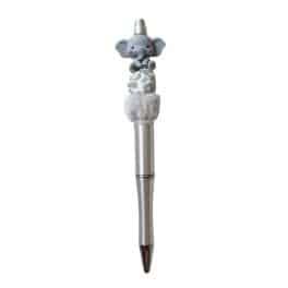 Pen olifant zilver